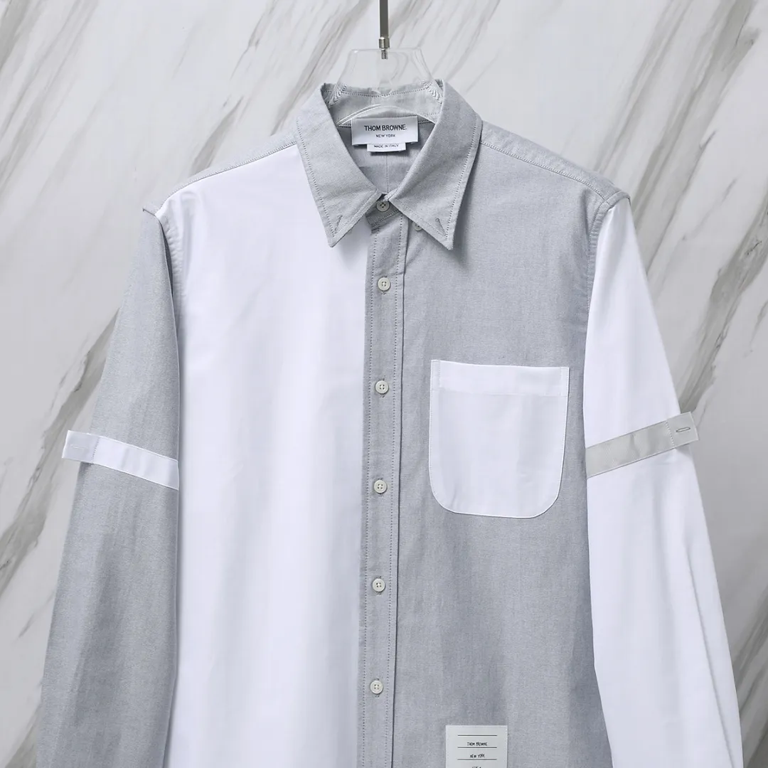：938（TB ） New Arrival THOM BROWNE .TBWhite Gray 100% Authentic Factory Quality Same Style TB TB + + ： Gray Size：0/1/2/3/4